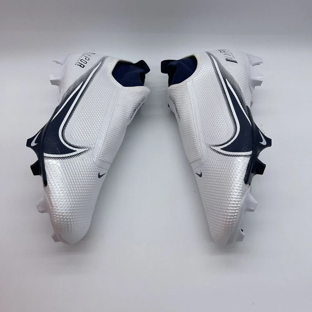 Nike Vapor Edge Pro 360 Mens Size 14 Football Cleats AO8277-106 White/Navy Shoes